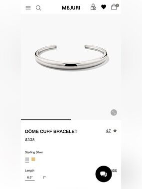 Mejuri Dome Cuff Bracelet